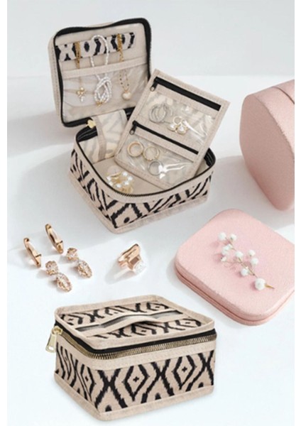 Şık ve Kullanışlı Küçük Takı Kutusu, Seyahat ve Günlük Kullanım Için Ideal