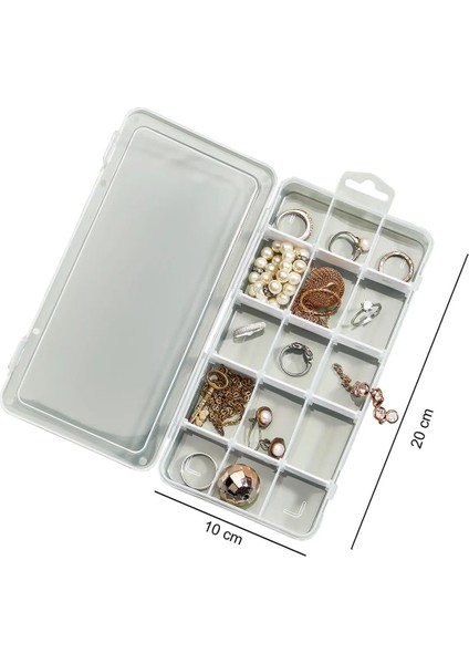 15 Bölmeli Çok Amaçlı Düzenleyici, Şeffaf ve Ayarlanabilir Organizer fırsatları