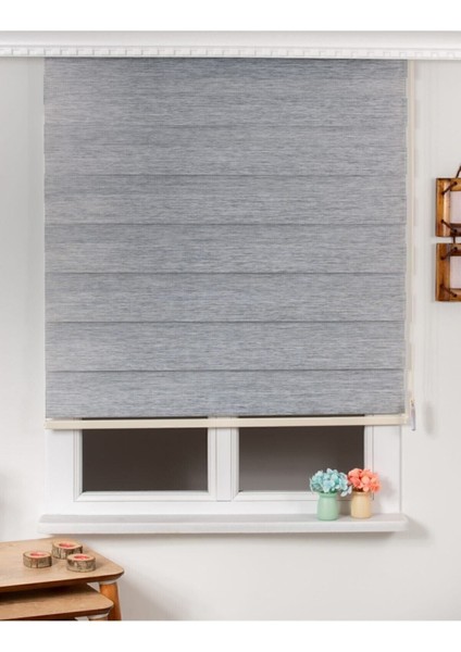 Network Awm Düz Gri Zebra Perde fiyatları