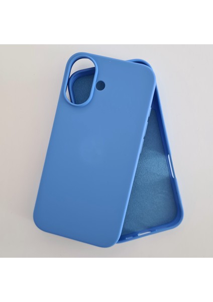 İphone 16 Plus İle Uyumlu İçi Kadife Esnek Silikon Lansman Kılıf