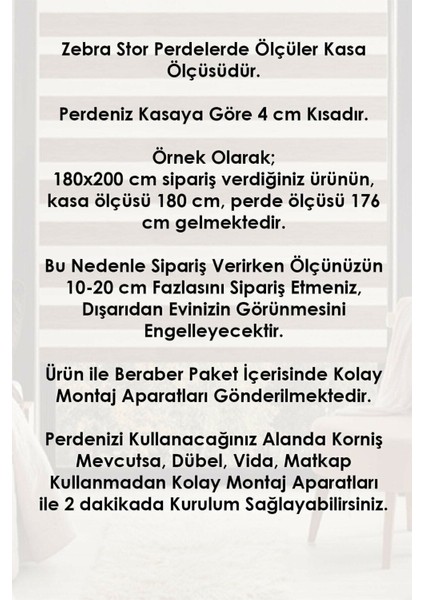 Zebra Stor Perde Koyu Ahşap Desen Alüminyum Kasa