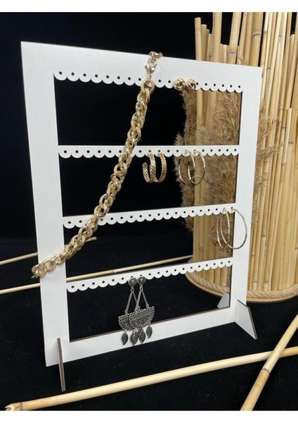 Dikdörtgen Mdf Dekoratif Takı ve Küpe Standı, Şık ve Fonksiyonel Tasarım fiyatları