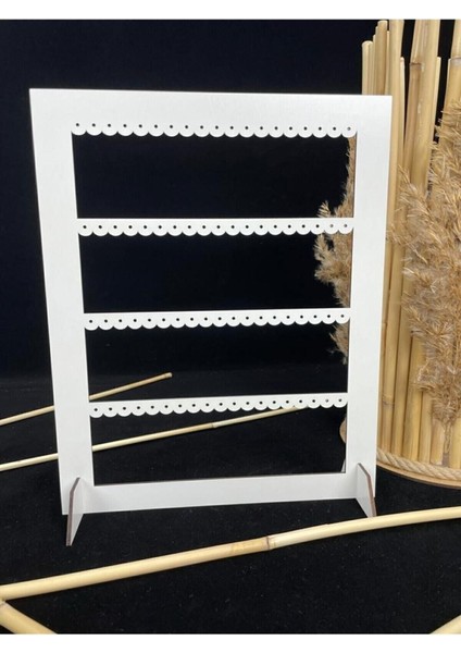 Dikdörtgen Mdf Dekoratif Takı ve Küpe Standı, Şık ve Fonksiyonel Tasarım fırsatları