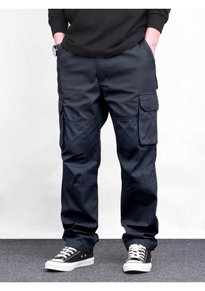 Erkek Kargo Cepli Gabardin Baggy Pantolon fiyatları