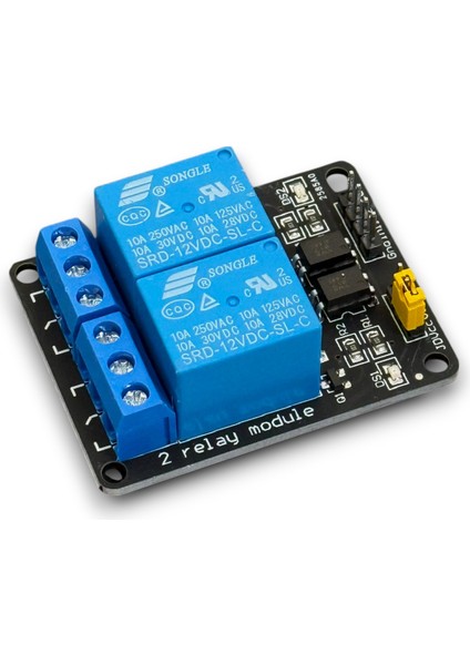 Röle Modülü - 2 Kanal 12V Arduino