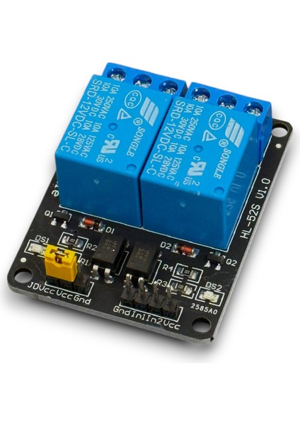 Röle Modülü - 2 Kanal 12V Arduino
