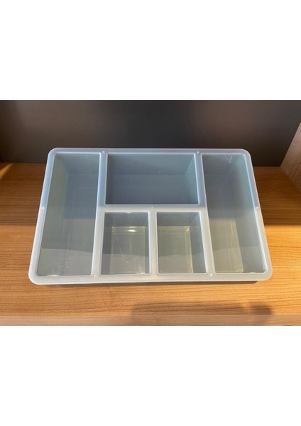 Yeşil Bölmeli Çekmece İçi Düzenleyici ve Ofis Organizer, Kapaklı Makyaj Takı Sürgülü fiyatları