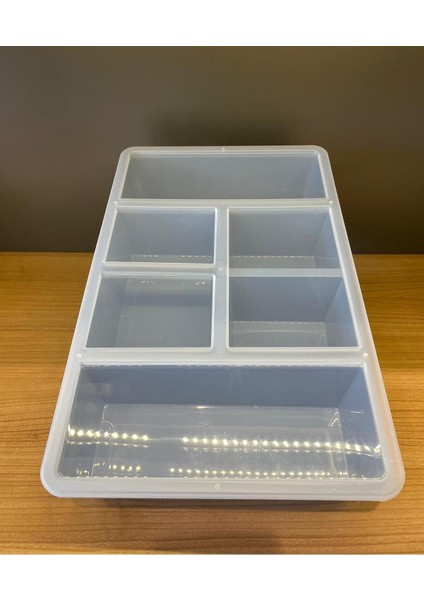 Yeşil Bölmeli Çekmece İçi Düzenleyici ve Ofis Organizer, Kapaklı Makyaj Takı Sürgülü modelleri