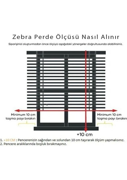 Ithal Bambu Ekru Zebra Stor Perde Eteği Düz ( Alüminyum Kasa Metal Ayak