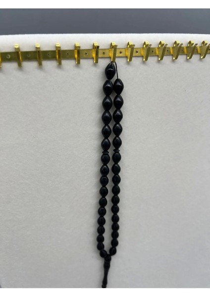 Yerli Metal Sarı Renk Takı ve Tesbih Sergileme Askısı, 1 Metre