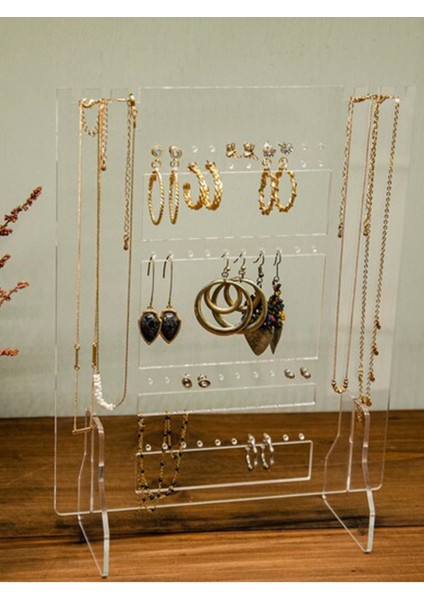 Şeffaf Pleksi Takı Düzenleyici, Şık ve Kullanışlı Çoklu Takı Standı