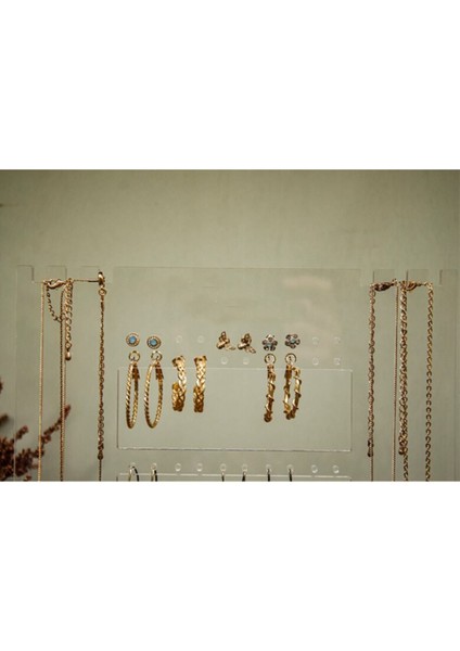 Şeffaf Pleksi Takı Düzenleyici, Şık ve Kullanışlı Çoklu Takı Standı fırsatları