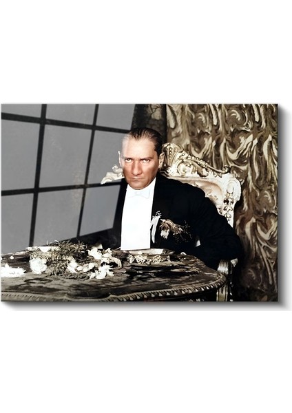 Atatürk ve Resmi Davet - Devlet Başkanlığında Cam Tablo