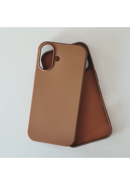İphone 16 İle Uyumlu İçi Kadife Esnek Silikon Lansman Kılıf