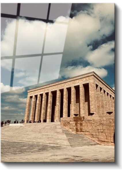 Anıtkabir - Mavi Gökyüzü Altında Cam Tablo