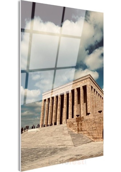 Anıtkabir - Mavi Gökyüzü Altında Cam Tablo