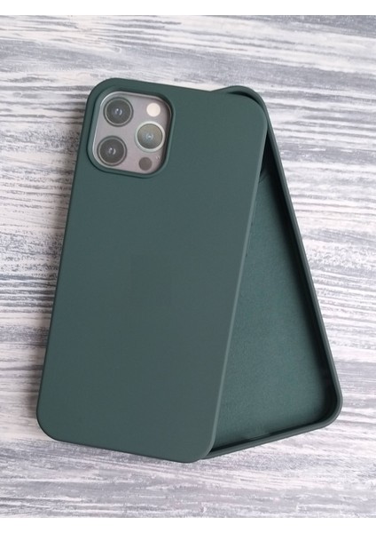 İphone 12 Promax İle Uyumlu Lansman İçi Kadife Esnek Silikon Lansman Kılıf