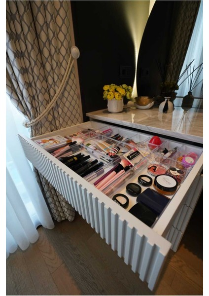 13 Parça Çekmece Içi Modüler Organizer, Makyaj ve Takı Düzenleyici fırsatları