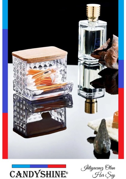 Modern Ahşap Kapaklı 3'lü Organizer Seti Şık ve Kullanışlı Düzenleyici modelleri