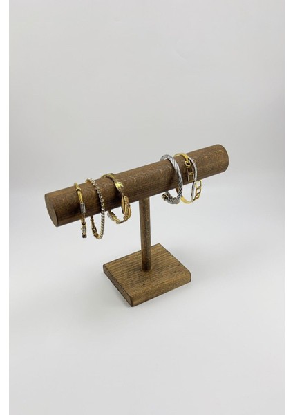 Şık Ahşap Takı Düzenleyici ve Çok Amaçlı Stand, Retro Tarz Dekorasyon