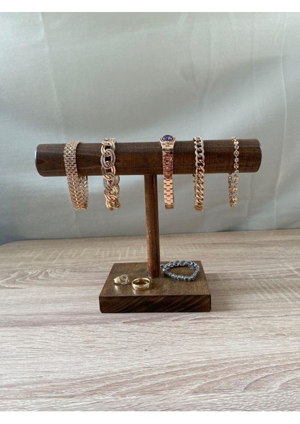 Şık Ahşap Takı Düzenleyici ve Çok Amaçlı Stand, Retro Tarz Dekorasyon