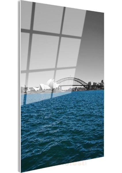 Sydney Opera Binası - Ikonik Liman Manzarası Cam Tablo modelleri