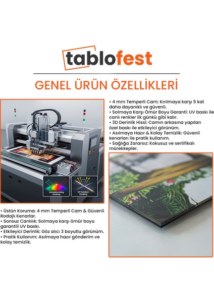 Galata Kulesi - Deniz Manzaralı Cam Tablo