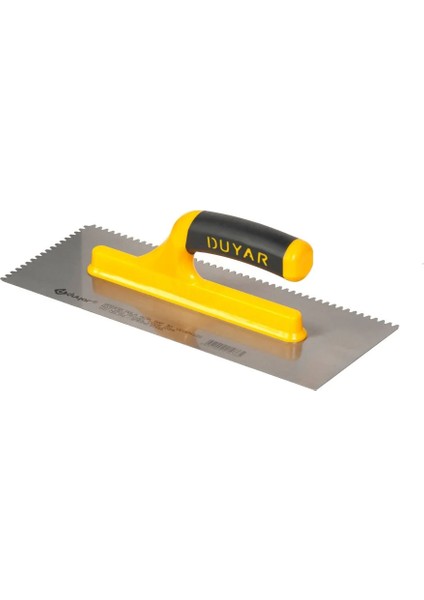 Seramik Malası Açık Plastik Saplı 4x4 Diş Yay DYR068 *( 3 Adet 2'li Yedek Mala)*