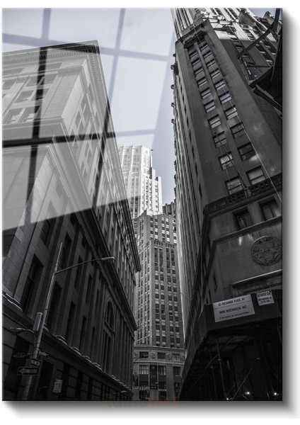 Wall Street - Yükselen Gökdelenler Cam Tablo fiyatları