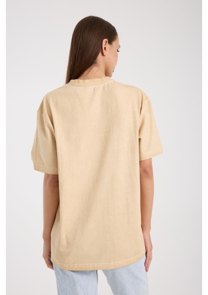 %100 Pamuk Kadın Oversize T-Shirt Şık ve Rahat Giyim fiyatları