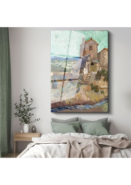 Vincent Van Gogh - Eski Değirmen Cam Tablo