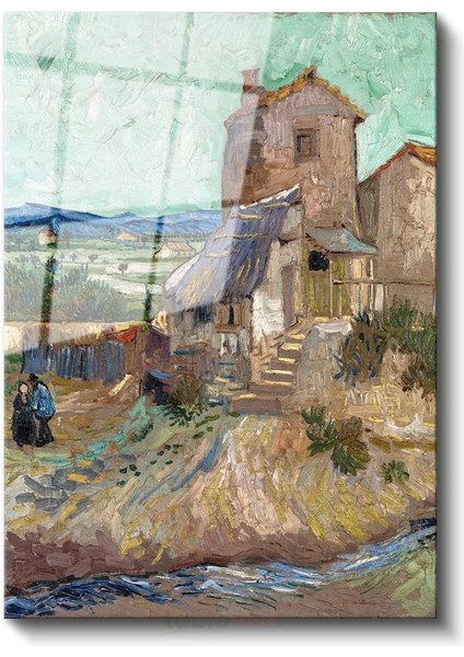 Vincent Van Gogh - Eski Değirmen Cam Tablo fiyatları