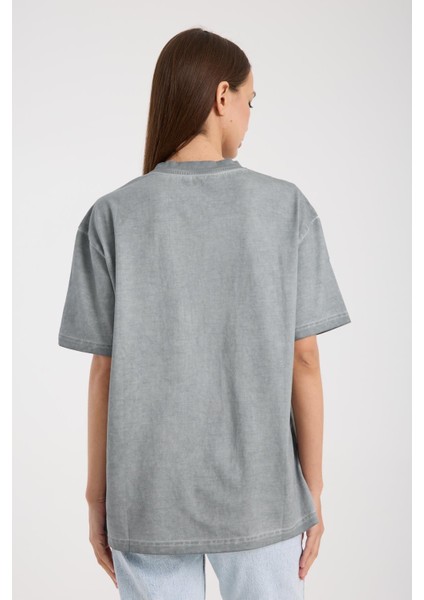 %100 Pamuk Kadın Oversize T-Shirt Şık ve Rahat Giyim fiyatları