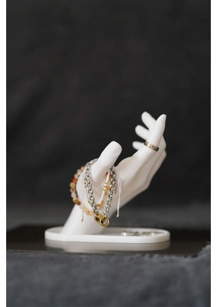 El Yapımı Dekoratif Takı Düzenleyici, Yüzük, Küpe, Kolye ve Bileklik Askısı