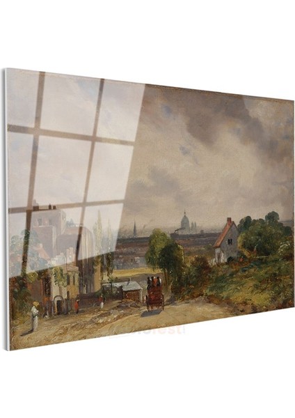 John Constable - Londra Manzarası Cam Tablo modelleri