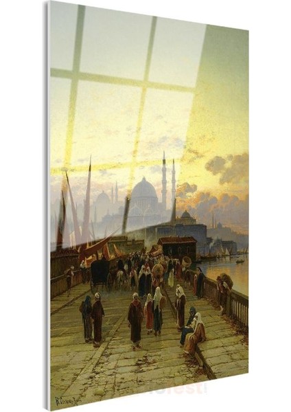 Istanbul Silueti - Tarihi Yarımada Manzarası Cam Tablo modelleri