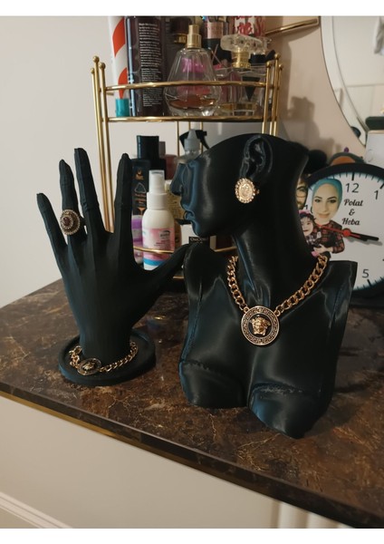 20CM El Dekoratif Takı Organizeri, Bileklik, Yüzük, Saat ve Halhal Standı indirimleri