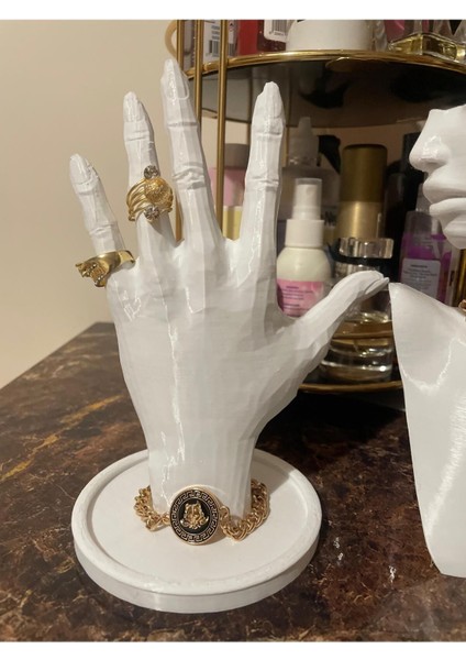 20CM El Yapımı Dekoratif Takı Sergileme Standı, Organizer, Halhal ve Yüzük Tutucu fiyatları