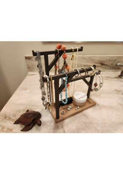 Renkli Takı Düzenleyici, Kolye ve Bileklik Askısı, Dekoratif ve Şık Stand fiyatları