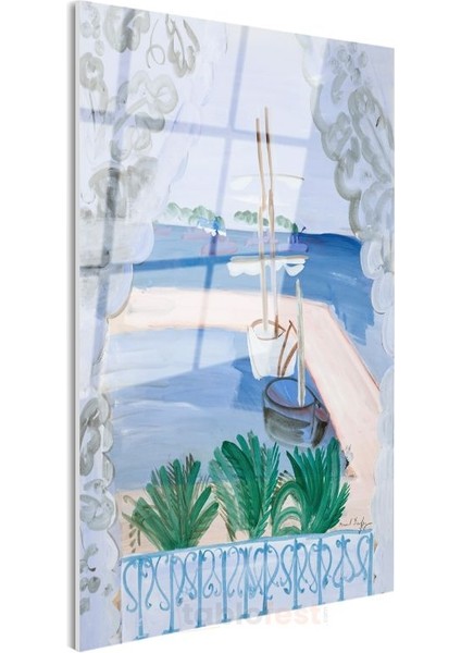 Henri Matisse - Akdeniz Limanı Cam Tablo