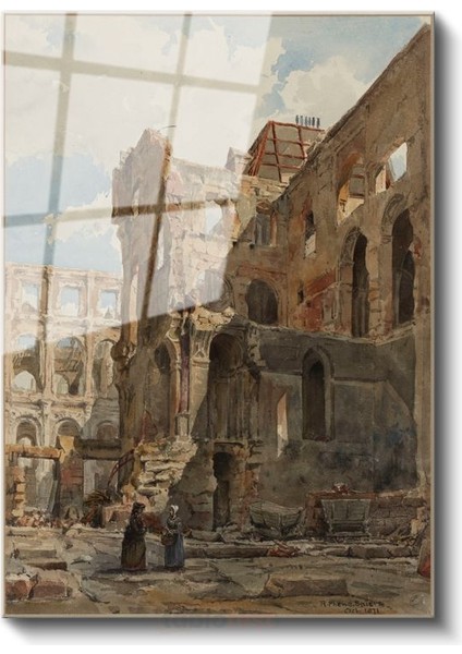 Richard Parkes Bonington - Hotel De Ville Cam Tablo fiyatları