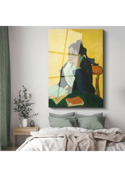 Vincent Van Gogh - Arlesli Madam Ginoux Portresi Cam Tablo