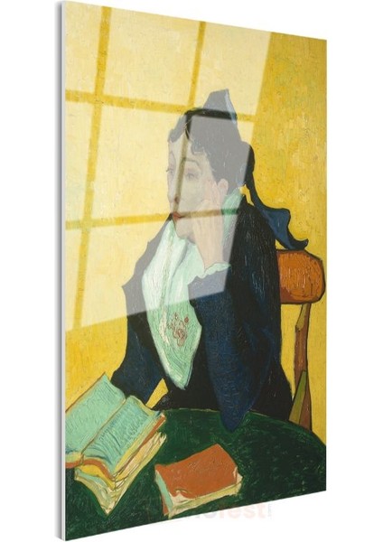 Vincent Van Gogh - Arlesli Madam Ginoux Portresi Cam Tablo