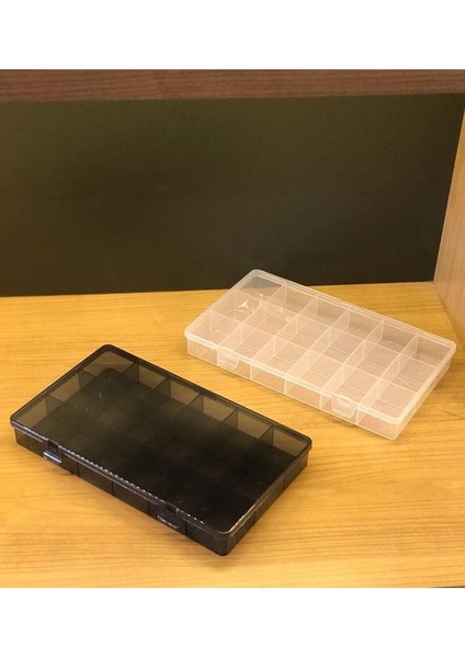 Iki Adet Beyaz Füme 18 Bölmeli Takı ve Dikiş Düzenleyici Kutusu fırsatları