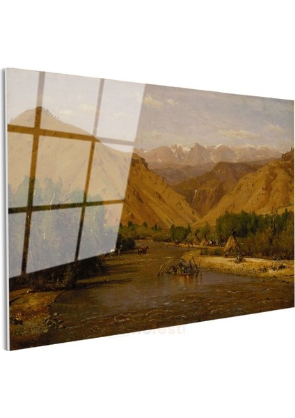 Thomas Moran - Batı Vadisi Cam Tablo modelleri