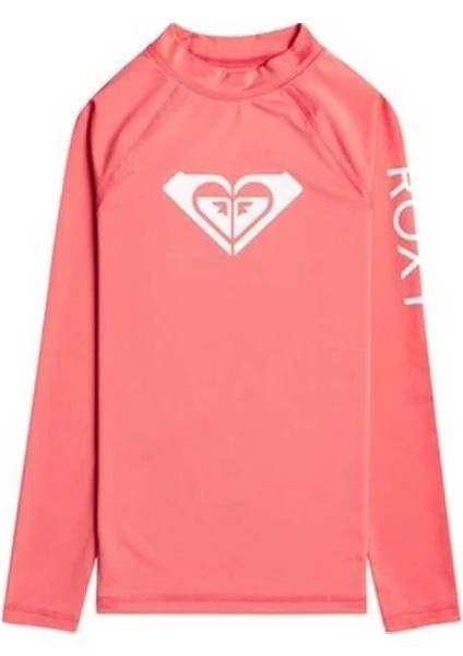 Wholehearted Uv Korumalı Uzun Kollu Çocuk Mayosu ERGWR03286-SUN Kissed Coral