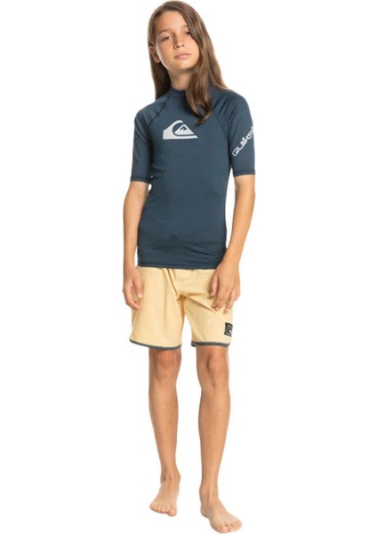 All Time Uv Korumalı Kısa Kollu Çocuk Mayosu EQBWR03212-NAVY fırsatları
