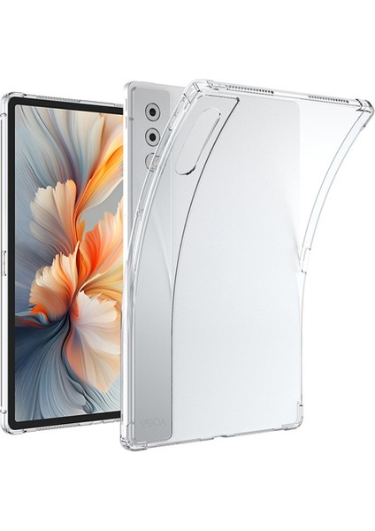Lenovo Yoga Tab Plus Kılıfı Dört Köşe Darbeye Dayanıklı Şeffaf Tablet Tpu Kılıfı (Yurt Dışından)
