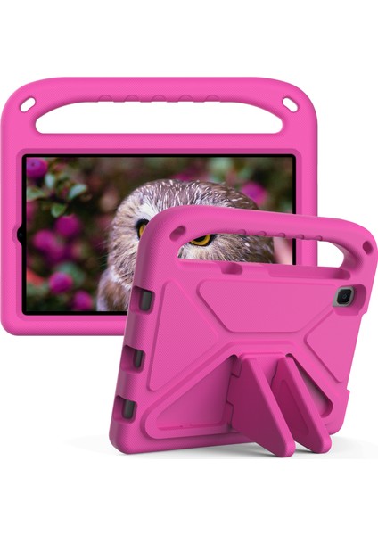 Taşınabilir Sap Tasarımı Darbeye Dayanıklı Eva Tablet Kılıfı Kapağı Kickstand Tasarımı ile Samsung Galaxy Tab A 8.4 (2020)SM-T307U-ROSE (Yurt Dışından)
