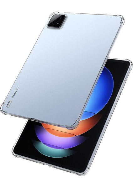 Xiaomi Pad 6s Pro 12.4 Kılıf Dört Köşe Koruma Yumuşak Tpu Şeffaf Tablet Arka Kapak (Yurt Dışından) fiyatları